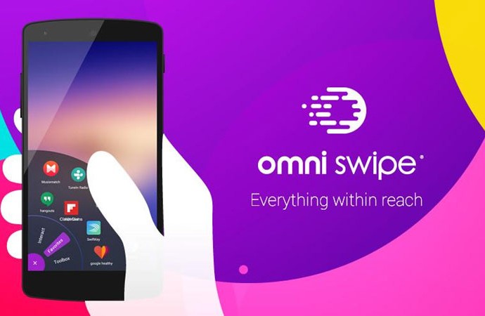 Omni Swipe, akses aplikasi favorit dengan satu tangan